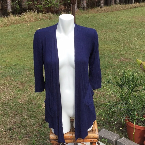 jason maxwell Sweaters - 🦋Must Have Navy Size Small Open Fun Cardigan 🦋